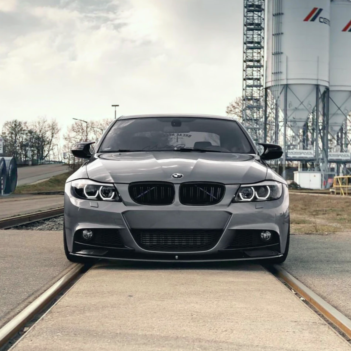 BMW E90/E91/E92/E93 LCI 2009-2013 - Peilinkuoret M3-look kiiltävän musta