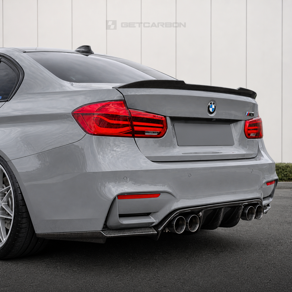 BMW F80 M3 F82/F83 M4 - V-Style Hiilikuitu Diffusori GetCarbon