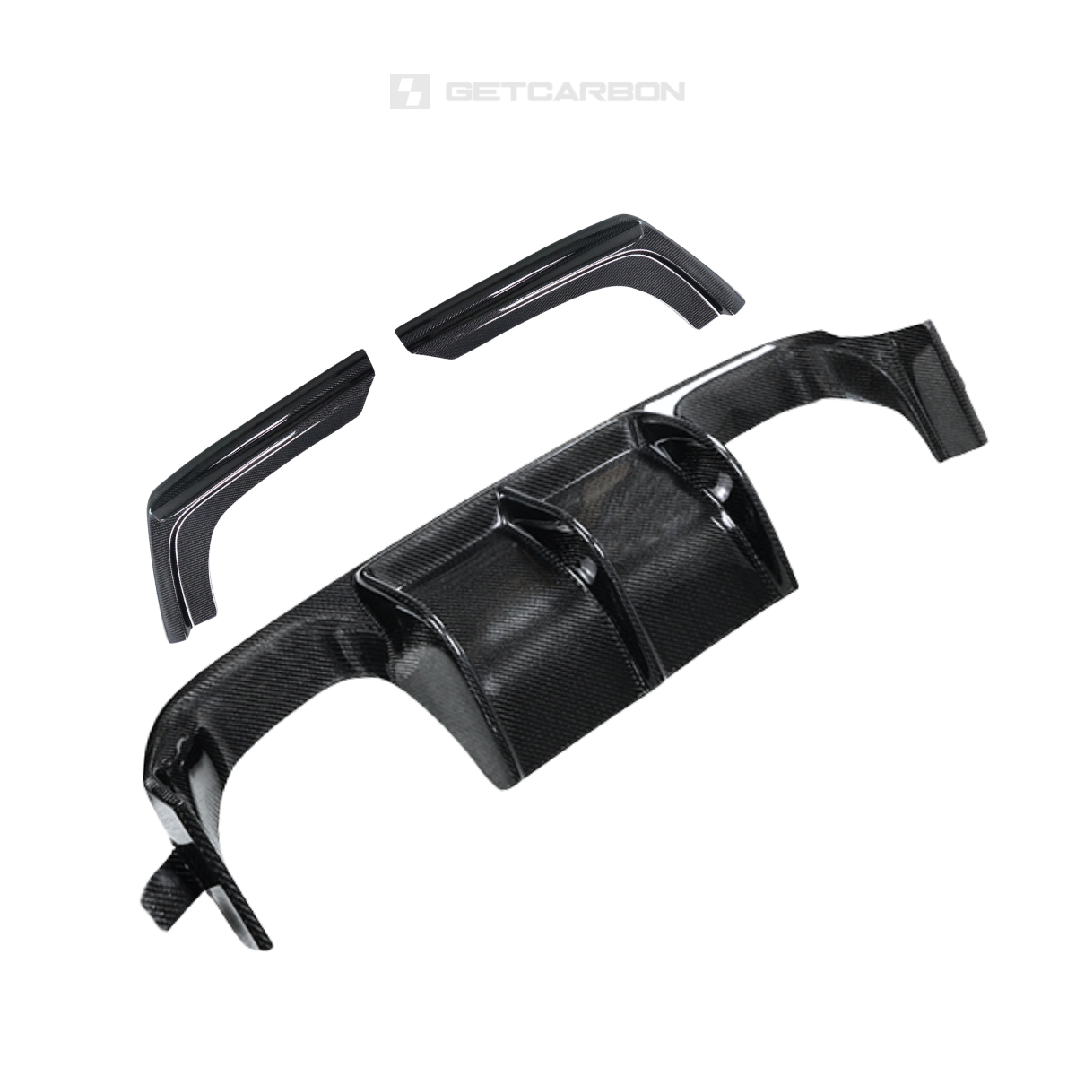 BMW F80 M3 F82/F83 M4 - V-Style Hiilikuitu Diffusori GetCarbon