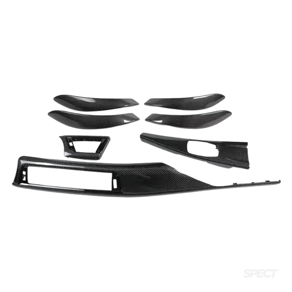 BMW F-sarja F30/F32/F31 - Hiilikuitu listat sisustaan GetCarbon™