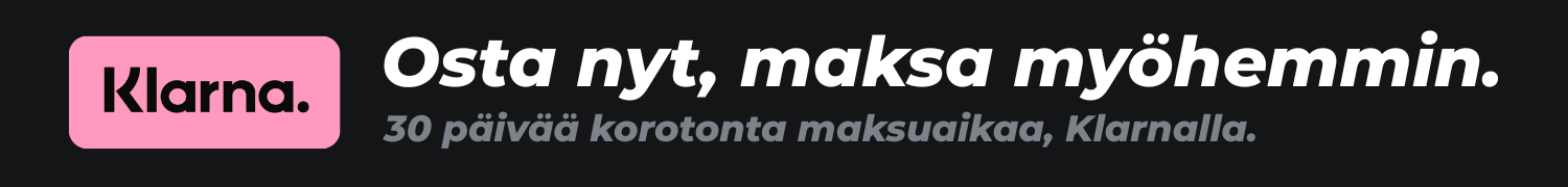 Osta nyt Klarnan osamaksulla.