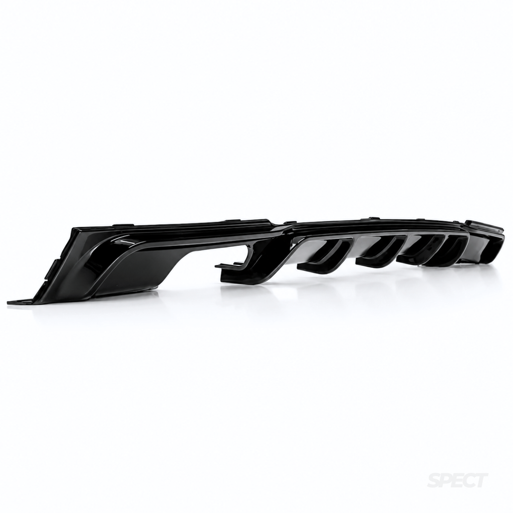 BMW F30/F31 - M-Performance diffuseri kiiltävän musta yhdellä ulostulolla
