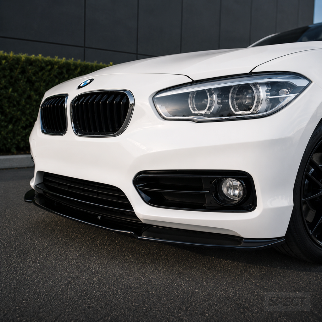 BMW F20/F21 2011-2019 - Etuspoileri kiiltävän musta Base