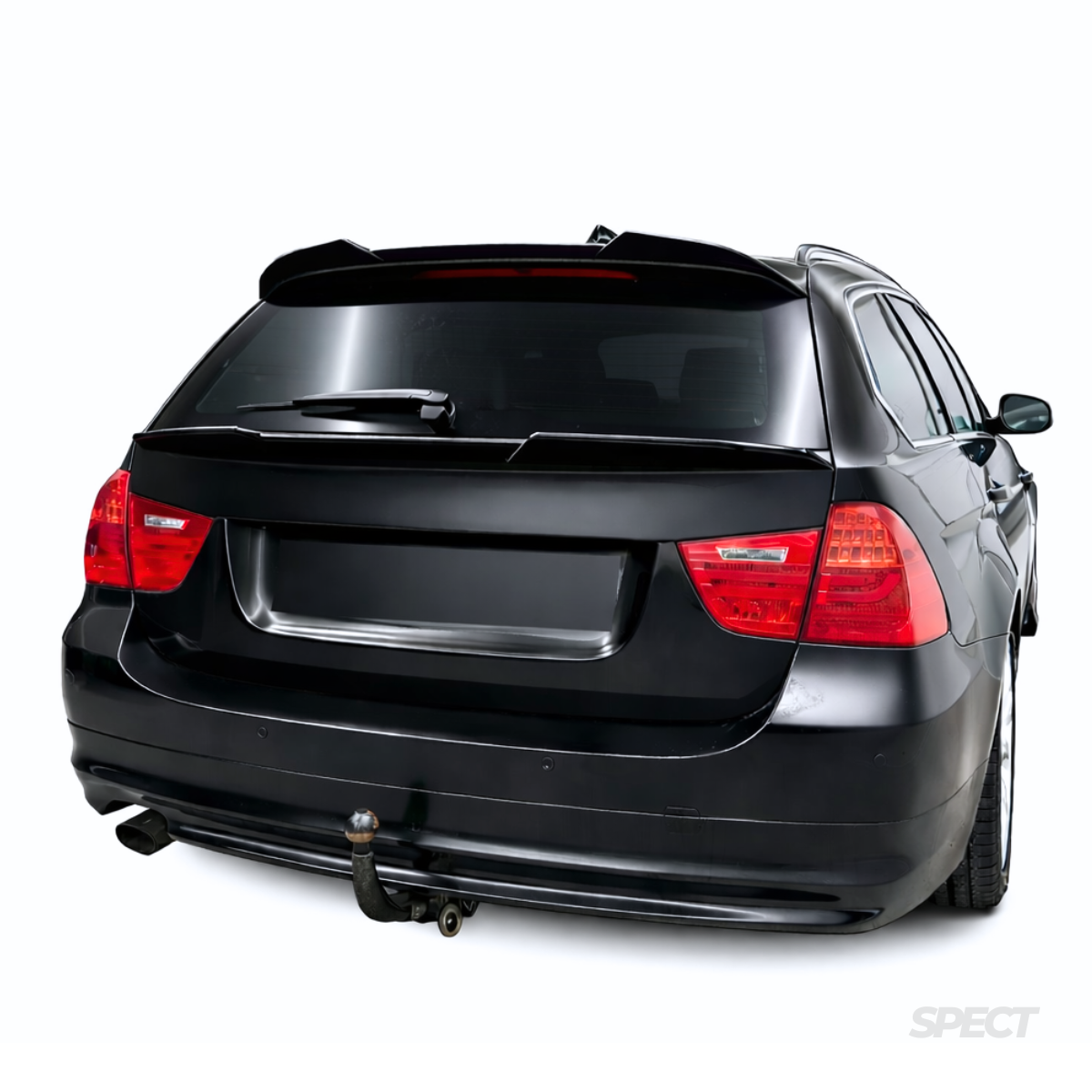 BMW E91 3-sarja 2005-2012 - Takaspoileri kiiltävän musta Touring