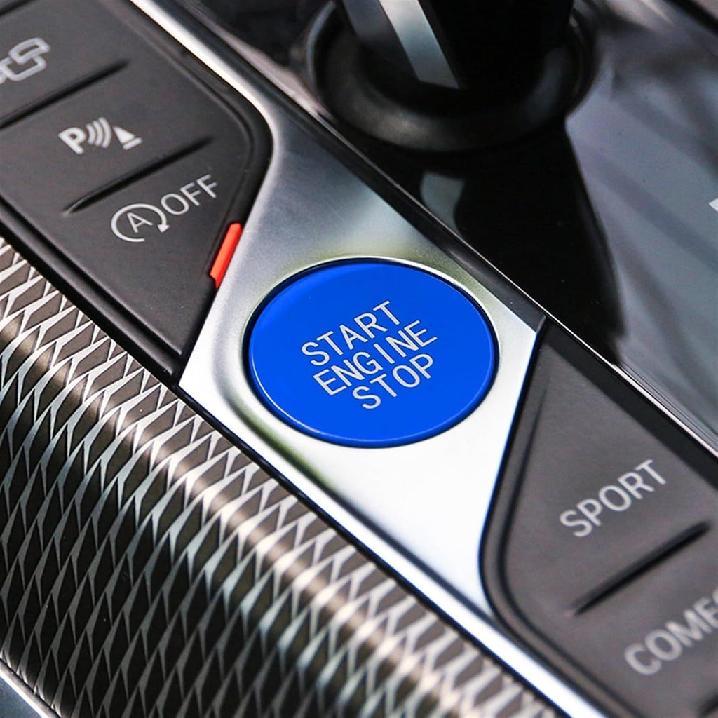 BMW G20/G26/G22 G-sarja - Start stop käynnistysnappi sininen